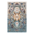 thumbnail image 3 of Unique Loom Madeline Vintage Collection Area Rug - Jackson (3' 3" x 5' 3" Rectangle Teal/Ivory), 3 of 7