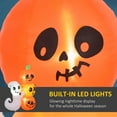 thumbnail image 3 of HOMCOM 5ft Inflatable Halloween Ghost and Pumpkin, Outdoor LED Display, 3 of 9