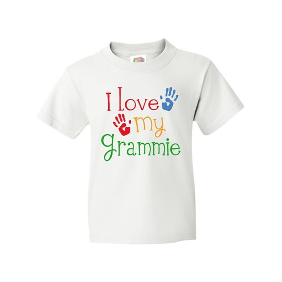 Inktastic I Love My Grammie Youth T-Shirt