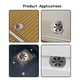 thumbnail image 4 of Rejillas de salida de aire de acero inoxidable, rejillas de ventilación redondas de apertura y cierre Manual para sofito de aire de pared, conductos planos de aire, 2 uds., 4 of 5