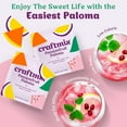 Craftmix Cocktail Mixers, Passionfruit Paloma, 12 Pack