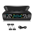 thumbnail image 1 of Universal Solar Tire Pressure Monitoring System for Automobiles USB Rechargeable High-Precision TPMS Tire Pressure Measuring Device Monitor, 1 of 8