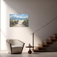 thumbnail image 4 of ZHONGYUTONG Beach Canvas Wall Art for Bathroom Coastal Pictures for Wall Seascape Paintings Seaside Print for Living Room Decor Framed (12.00" x 18.00"), 4 of 5