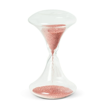 

Hand Blown Electroplated Bead 1 Minute Sand Timer Bronze