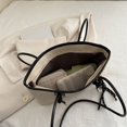 thumbnail image 5 of DGMIOCS Vintage Shoulder Bags for Women Brown Purse Fall Handbag Leather Shoulder Purse with Cute Pendant White, 5 of 6