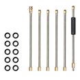 thumbnail image 1 of 6pcs High Pressure Car Wash Water Gun Extension Wand O-Ring Extension Wand Set 1/4 Inch Quick Connect Upgrade Power Washer Lance, 1 of 5