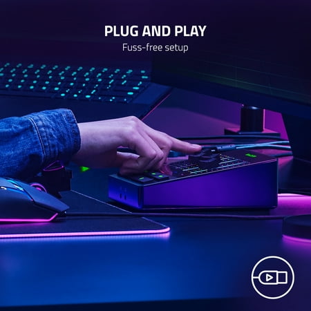 Razer - Audio Mixer for Broadcasting and Streaming - Black