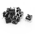 thumbnail image 1 of Unique Bargains 10 Pcs 6x6x4.5mm 4 Pins DIP PCB Momentary Tactile Tact Push Button Switch, 1 of 1