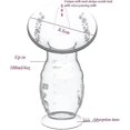 thumbnail image 2 of Silicone Manual Breast Pump - BPA-Free, Hands-Free, 100 ml Capacity, Milk Collection, 2 of 5