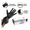 thumbnail image 3 of Guante de Nitrilo Bluzen Multiusos Paquete de 100 piezas TALLA L Color Negro, 3 of 6