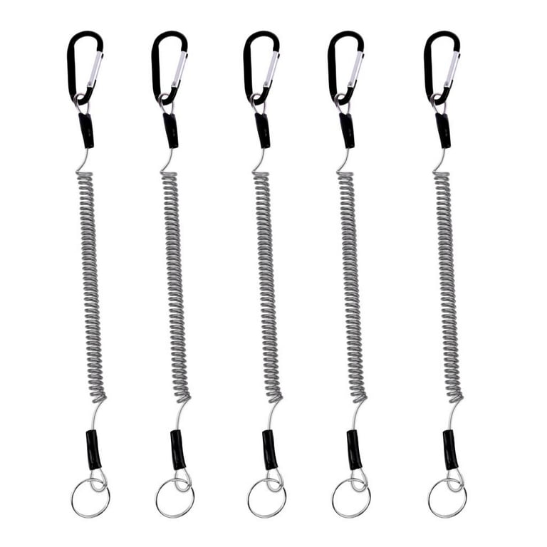 Fishing Lanyard Retractable Tether with Carabiner for Pliers