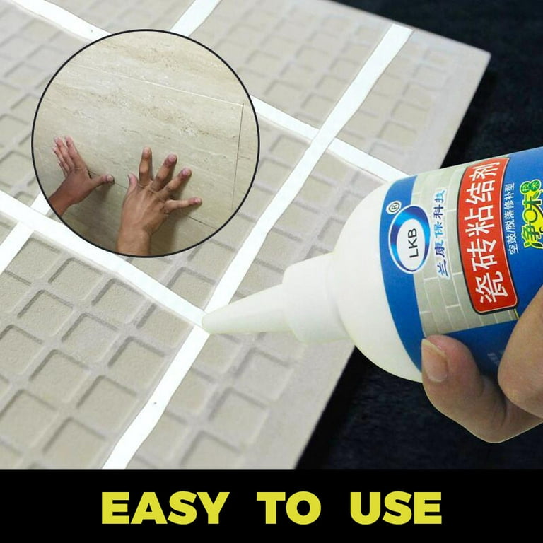 Cleaning Agents Loose Tile Glue Bonded Easy Heavy Tile Glue Duty Adhesive  Tools & Home Improvement