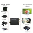 thumbnail image 5 of Digital to Analog Converter DAC Digital SPDIF Optical to Analog L/R RCA Converter Toslink Optical to 3.5mm Jack Audio Adapter for PS3 Xbox HD DVD PS4 Amps Apple TV Home Cinema, 5 of 9