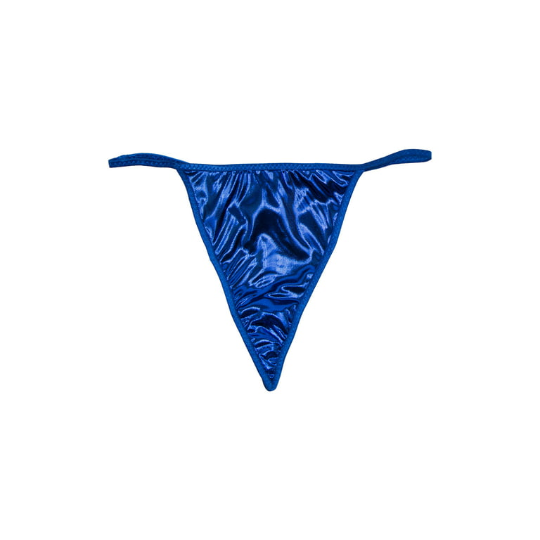 INTIMO Womens Liquid Metallic Thong Panty, Metallic Blue, Small : Intimo  Inc: : Fashion