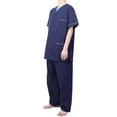thumbnail image 3 of Traje de enfermería uniforme de enfermera transpirable dentista médicos salón camisa pantalones ropa SetMen manga corta XXL, 3 of 8