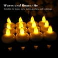 thumbnail image 4 of Floating Tea Light, Yellow Light LED Tea Lights Waterproof  For Wedding, 4 of 8