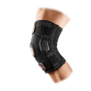 McDavid MD429X Knee Brace, Polycentric Hinges & Cross Straps, Black, Adult XL