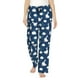 thumbnail image 1 of Fotbe Cute Goose On Blue Sky Pantalones de Pijama para Mujer, Pantalones de Dormir, Pantalones Pj con Cordón y Bolsillos-Small, 1 of 6