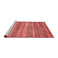 thumbnail image 2 of Ahgly Company Machine Washable Indoor Round Abstract Red Modern Area Rugs, 6' Round, 2 of 4