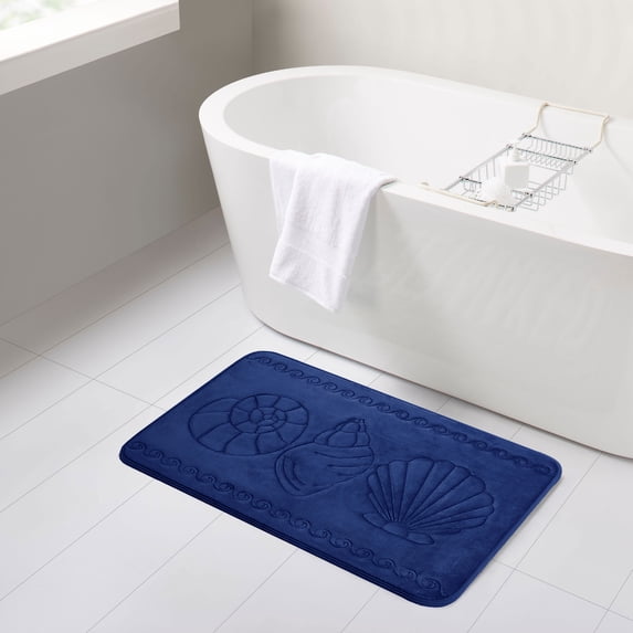 Cozy Cotton Candy Soft Non-Slip Memory Foam Bath Rug