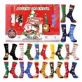 thumbnail image 1 of Calendarios Calcetines de Navidad Calendario de llegada Calcetines de cuenta regresiva para Navidad Calendario de llegada de regalos Calcetines de Navidad tejidos Calendario de Adviento, 1 of 7