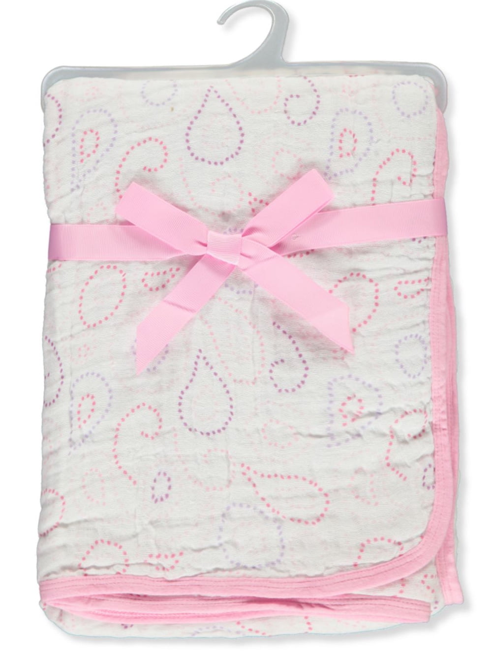 Hudson Baby Girl Double Layer Blanket Pink 
