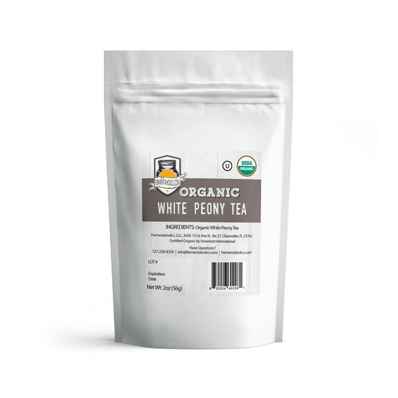 Fermentaholics USDA Certified Organic Loose Leaf White Peony Tea