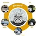 thumbnail image 2 of stanreset 4 Pieces Car Tire Cover Vehicle Wheel Protector for Weatherproof Sleeve Silver 82x30cm, 2 of 6