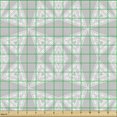 thumbnail image 2 of Geometric Fabric by the Yard, Muted Toned Illustration of Concentric Triangles in Greyscale Color Tones, Decorative Upholstery Fabric for Sofas and Home Accents, Pale Taupe Pearl by Ambesonne, 2 of 5