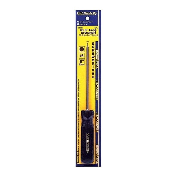 Eazypower Tamper Resistant Spanner Screwdriver #6 Round 79741