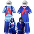 thumbnail image 2 of Cosas Extrañas Robin Steve Harrington Temporada 4 Cos Helado Secretario De La Marina Uniforme Cosplay Traje De Marinero, 2 of 4