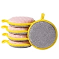 thumbnail image 3 of beisidaer Éponge à Vaisselle Réutilisable à Double Face pour Cuisine Éponges à Récurer Rondes pour Vaisselle, 3 of 8