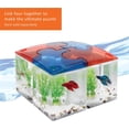 thumbnail image 3 of Aqueon Betta Puzzle Aquarium Fish Tank Kit, Blue, Half Gallon, 3 of 6