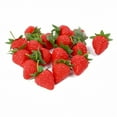 thumbnail image 5 of 1 Pc Artificial Red Strawberries Fake Simulation Realistic Strawberry Artificial Fruits Decoration Photography Prop for Home Kitchen Party Ornament, 1.38x1.18 Inch, Red, 5 of 9