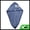 Blue, variant on Unique Bargains 1pc Soft Cartoon Pattern Hair Towel for All Hair Types 26.38"x 10.24" Blue