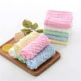 thumbnail image 4 of Organic Cotton Muslin Baby Washcloths Ultra Soft Gentle Absorbent Face Towels Burp Cloths for Bath Time Essentials Hypoallergenic Wash Wipes, 4 of 9