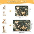 thumbnail image 3 of Pet Cooling Pad Foldable Self Cooling Mat Breathable Pet Cushion Sleep Pad for Dogs and Cats Golden Star on A Christmas Tree S, 3 of 9