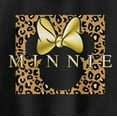thumbnail image 2 of Junior's Mickey & Friends Leopard Square Minnie Racerback Tank Top Black X Large, 2 of 5