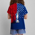 thumbnail image 3 of FamilyThread Kids Striped Shirts Short Sleeve Boy Girls July 4th Patriotic Tee Top Pattern Short Sleeve Round Neck Top T-shirt For Kids, 3 of 6