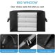 thumbnail image 2 of Large Clothes Storage Box, Thick Non-Woven Fabric, Foldable Organizers with Handle for Duvet Bedding Blankets Pillows Toys, Black, 2 of 5