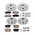 thumbnail image 3 of Power Stop Front and Rear Stock Replacement Brake Pad and Rotor Kit KOE2717, 3 of 8