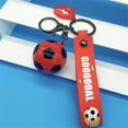 thumbnail image 1 of Llavero de fútbol | Colgante de fútbol con pegamento | Llavero con dije de fútbol | Accesorio para aficionados al deporte para decorar el hogar, la oficina, el coche o el bolso, 1 of 8