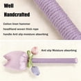 thumbnail image 6 of Mugwort Massage Hammer, Blossom Hammer for Scalp, Tulip Wormwood Massage Hammer, Sweat-Absorbent Breathable Skin-Friendly Soft, Relax Muscles, for Home, Office, 6 of 6