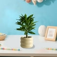 thumbnail image 4 of Usloyux Under $5 Artificial Potted Plant Set, Desktop Fake Greenery Collection, Office Home Decor Bonsai, Simulation Plants with Container and Lifelike Appearance, 4 of 6
