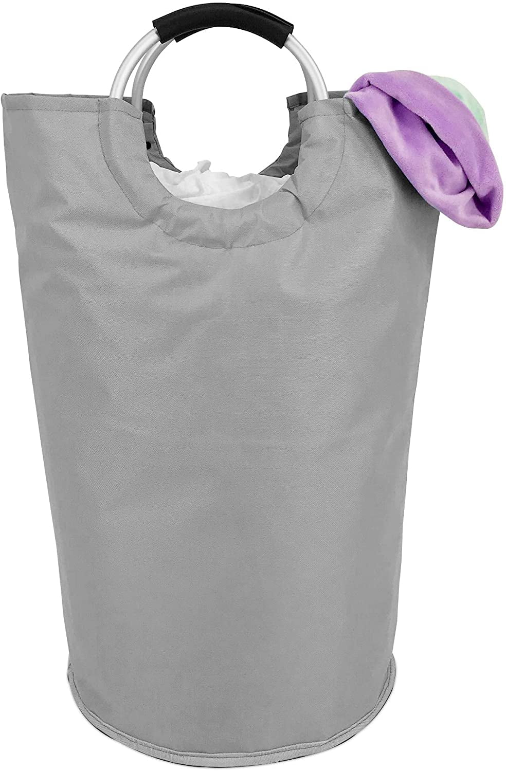 Collapsible Fabric Laundry Hamper Portable, Foldable Large Capacity