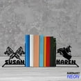 thumbnail image 4 of Handmadetneonsign Tattoo Metal Bookends, Tattoo Artist Name Bookend, Ink Studio Table Bookshelf Decor 77895, 4 of 4