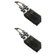 thumbnail image 4 of Baohd 2pcs Haut Pompon de Rideau Facile à et Excellent Décor pour une Large Application Rideaux de Polyester Suspendus Haut Bleu Foncé 2Set, 4 of 6