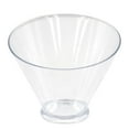thumbnail image 3 of Curved Plastic Candy Bowl, Clear, Dia. 6.5" x 5.39" H, Party Favors, Way to Celebrate, 3 of 6