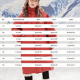 thumbnail image 3 of XIMIN Kid Girls Full Length Long Puffer Down Coat Zip Parka Removable Hood Buttoned Slit Hem Thickened Quilted Padded Jacket Winter Warm Outerwear, 3 of 8