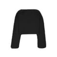 thumbnail image 6 of YueHuiYing Women Fashionable Crew Neck Cropped Sweater Casual Long Sleeve Knit Tops Pullover Sweater, 6 of 6
